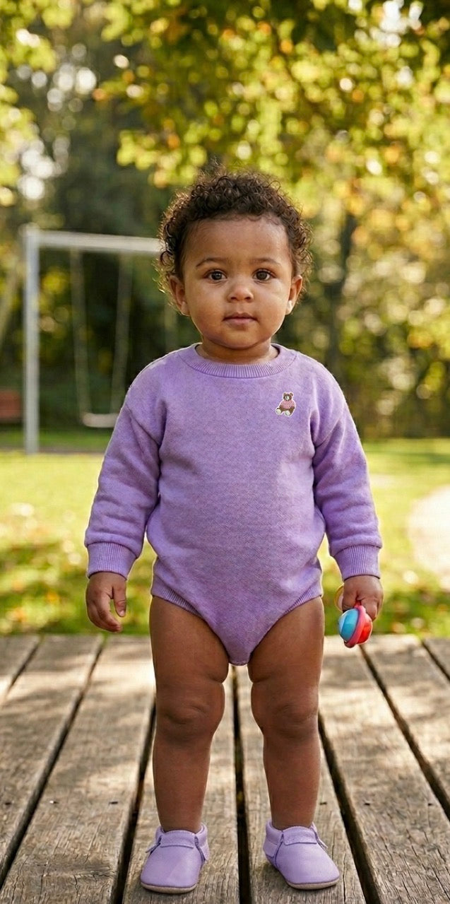 Infant Long Sleeve Fleece Bodysuit