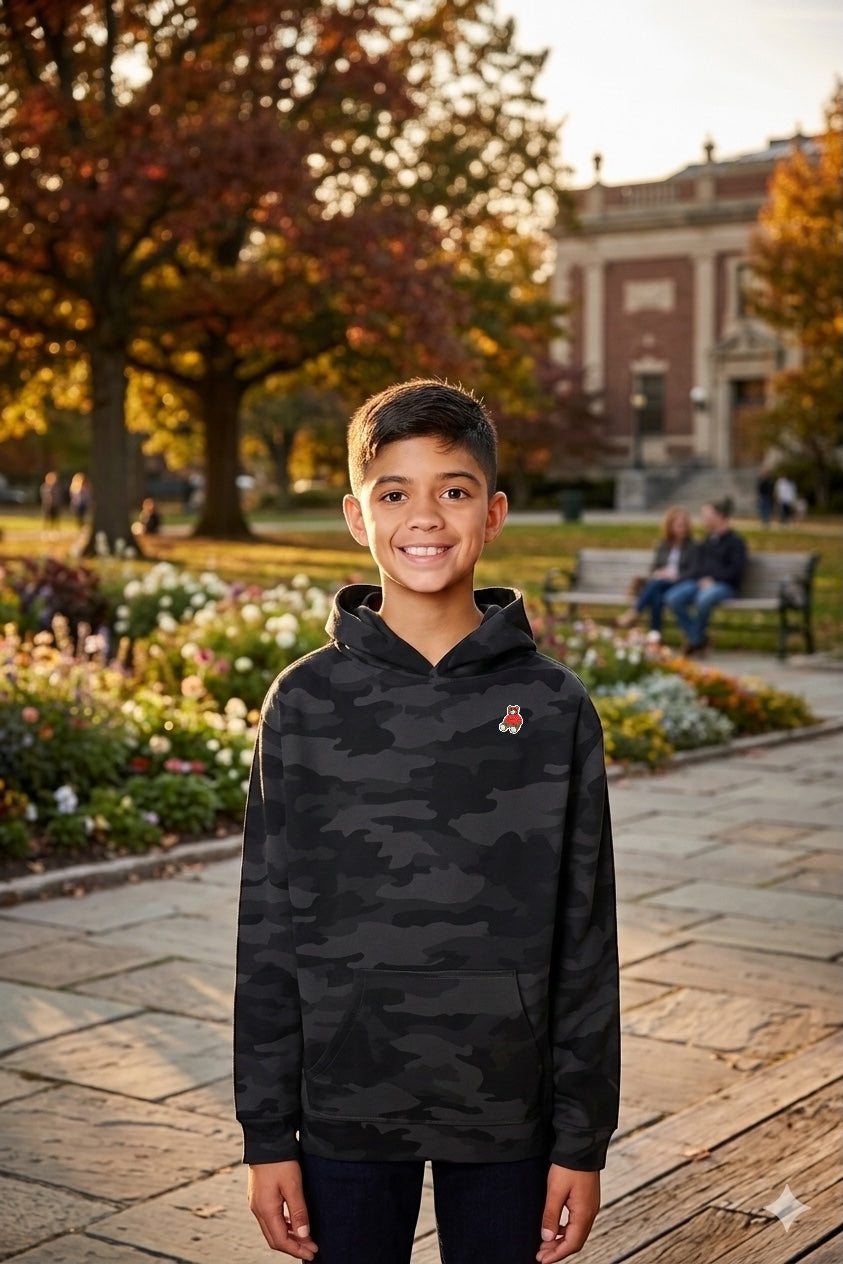 Youth Midweight Pullover HD Camouflage