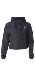 WOMEN'S LIGHTWEIGHT CROP WINDBREAKER