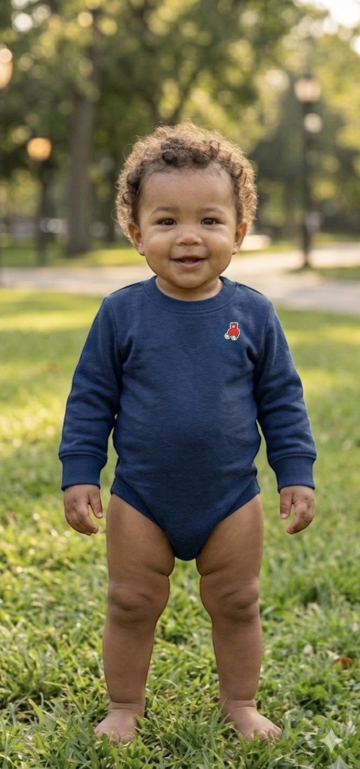 Infant Long Sleeve Fleece Bodysuit