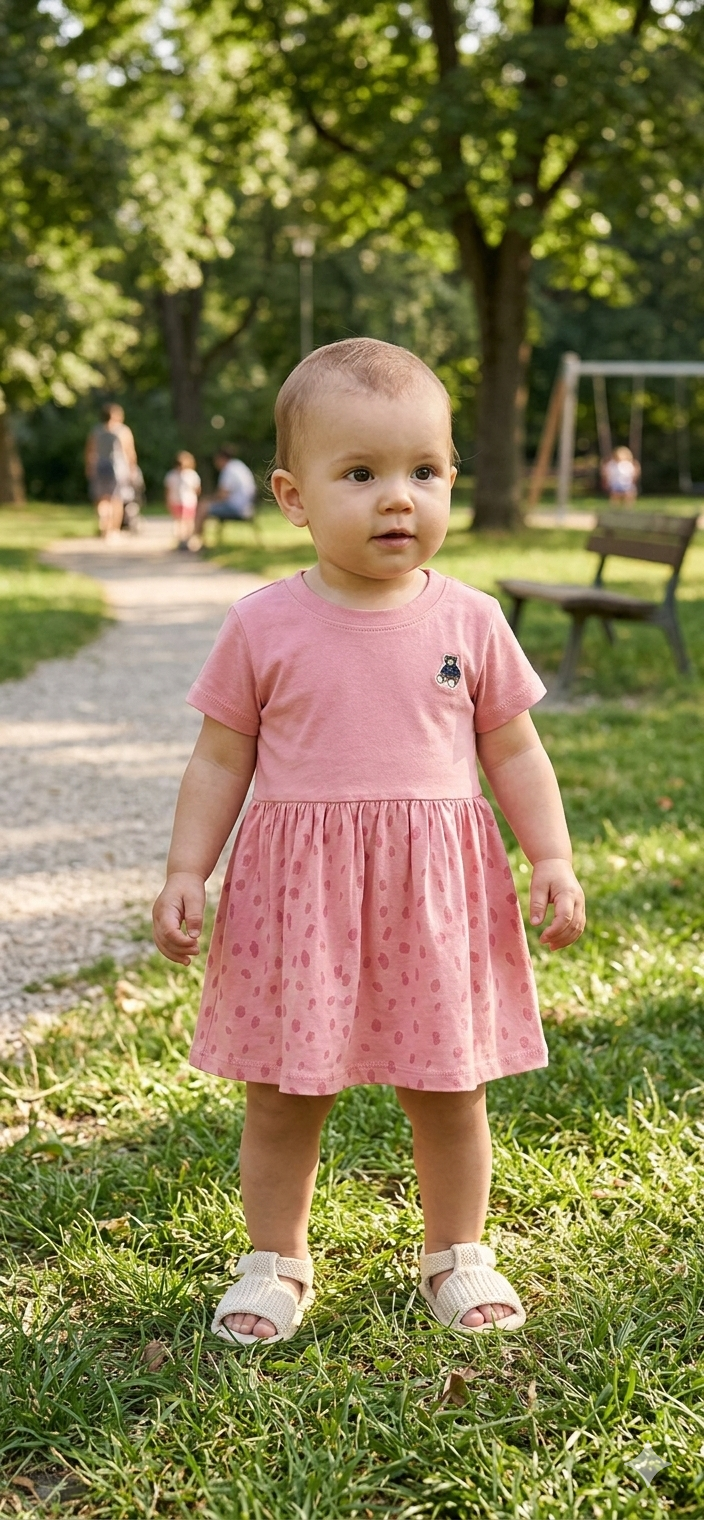 Infant Girls Fine Jersey Dress