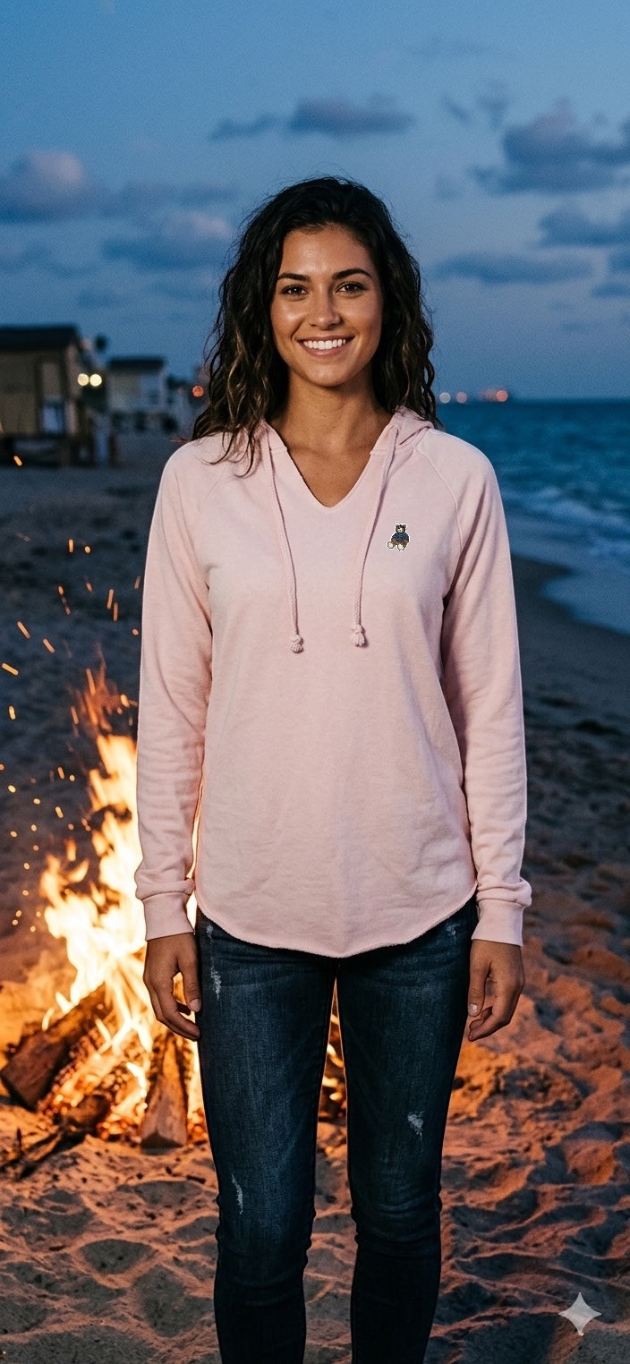 Women's Cali Wave Wash Hooded Pullover