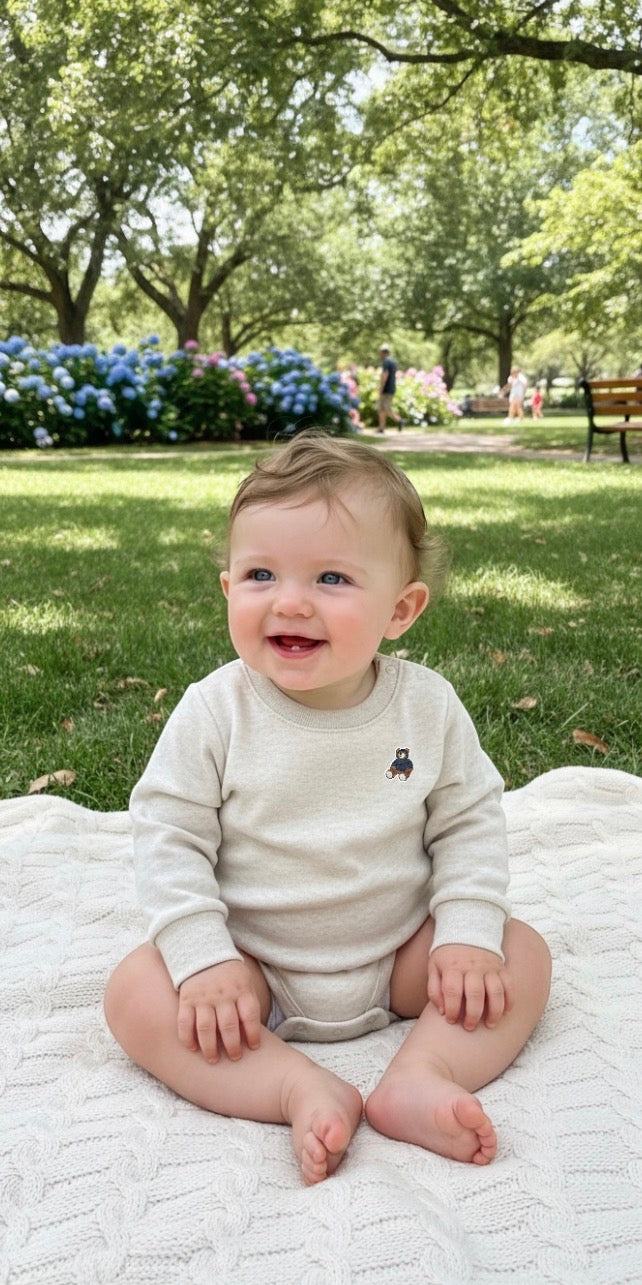 Infant Long Sleeve Fleece Bodysuit