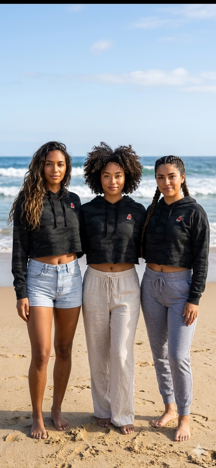 Woman’s Lightweight Crop Hoodie