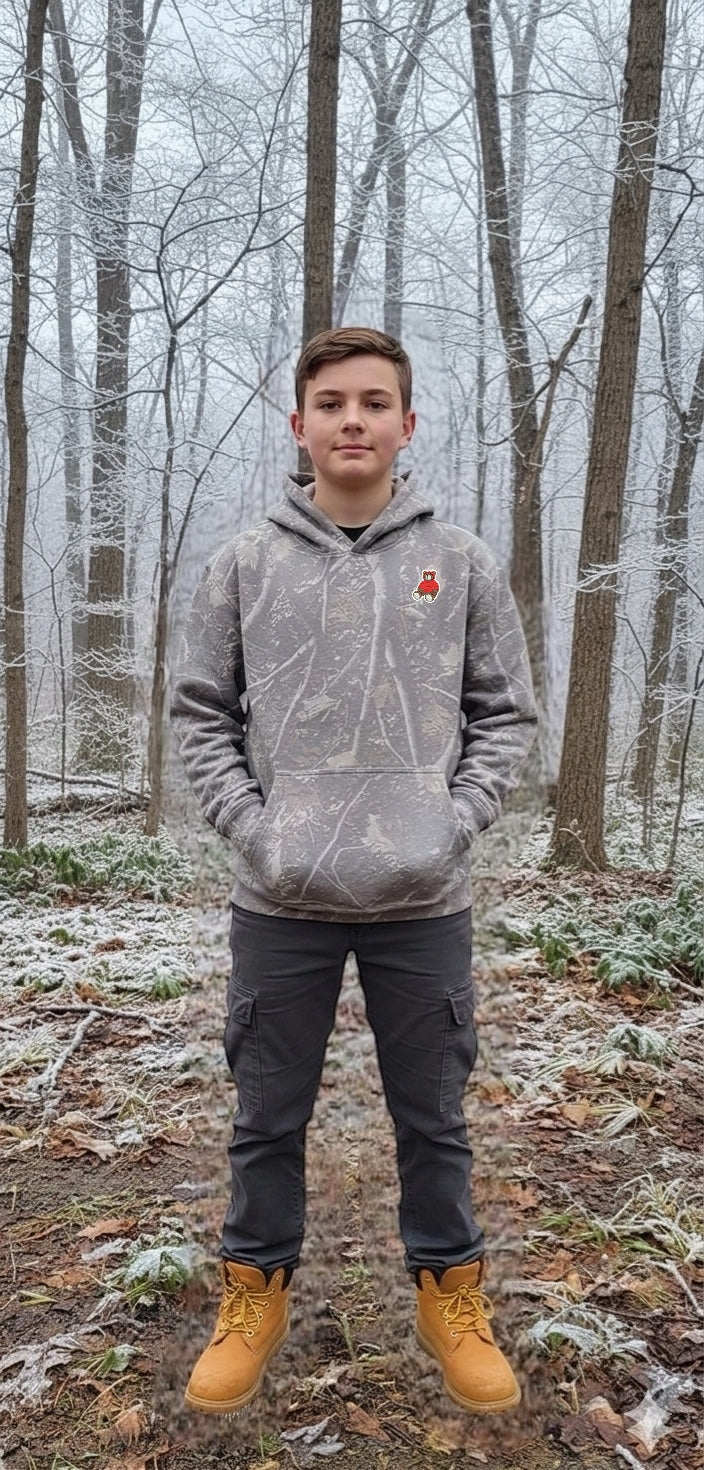 Youth Midweight Pullover HD Camouflage