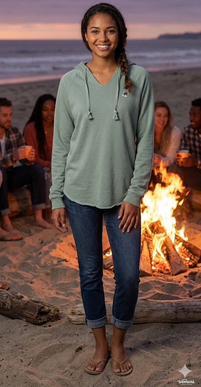 Women's Cali Wave Wash Hooded Pullover