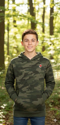 Youth Midweight Pullover HD Camouflage