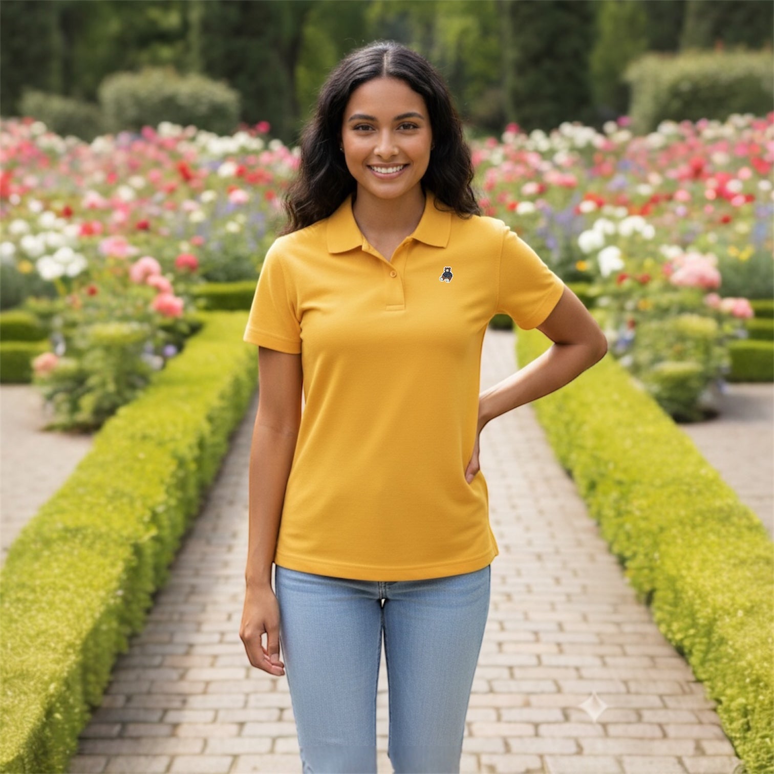 WOMEN’S PIQUE POLO