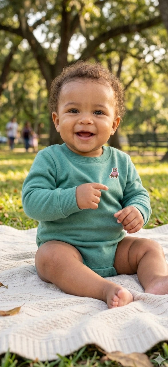 Infant Long Sleeve Fleece Bodysuit