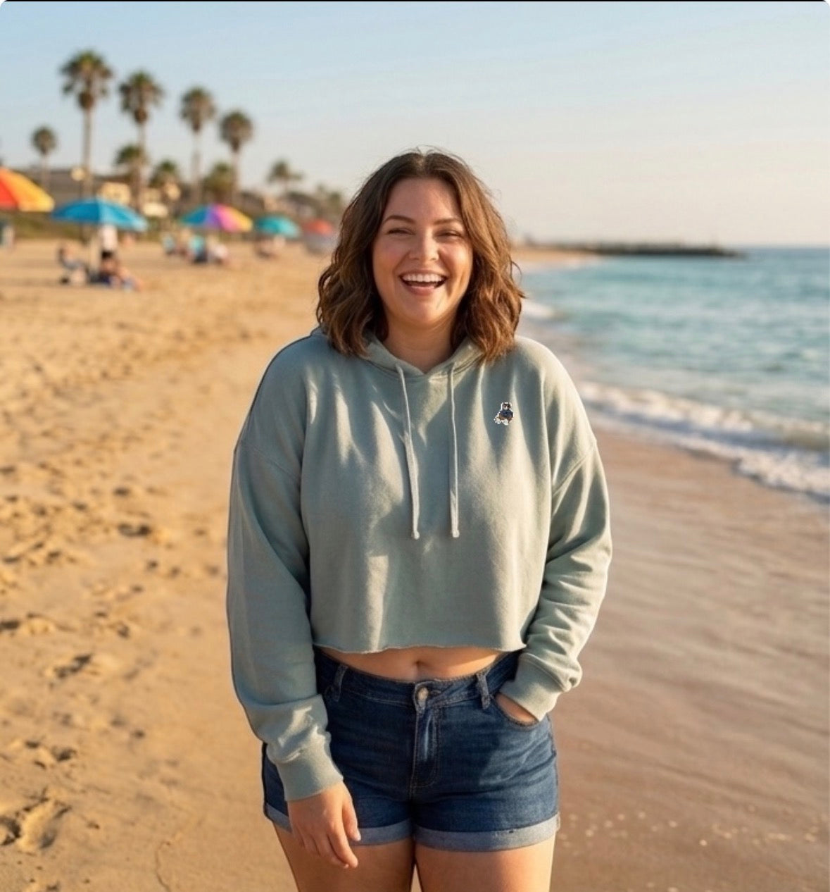 Woman’s Lightweight Crop Hoodie