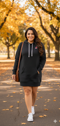 Midweight Special Blend Hooded Pullover Dress